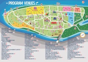 Sziget festival map